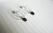 Image of Pearl Collection - Stud Onyx Earrings