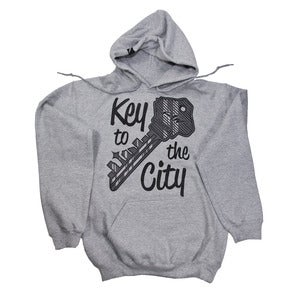 Image of Key to the City Grey Hoodie