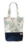 Image of Tote Bag-FLANNEL FLOWER IN SAGE GREEN