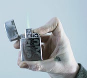 Image of George Kaplan & Uncle Vernon är TODCDFWB - Limited Edition USB Lighter!