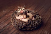 Image of Fuzzy Brown Owl Hat and Blanket Combo  *Buy the set and save!*