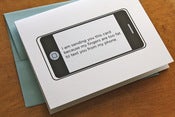 Image of Fat Fingers Texting Card