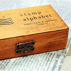 Image of Vintage Alphabet Stamp Sets