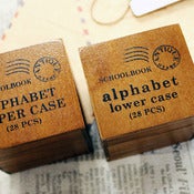 Image of Vintage Alphabet Stamp Sets