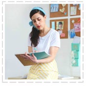Image of A sweet button blouse pattern called Violet 