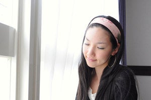 Image of Romantic Pink Floral Headband
