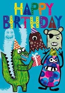 Image of Monster Mash Greeting Card
