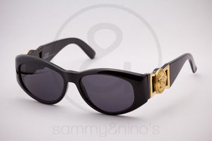 Image of Gianni Versace Mod.424 Black ::: Vintage Sunglasses.