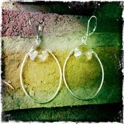 Image of Andi vintage chandelier hoop earring