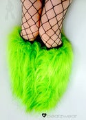 Image of Glitter fluffies uv lime 