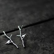 Image of Bird on a Branch Earrings - LIMITED EDITION