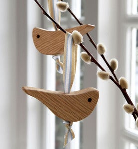 Image of Pair of Oak love birds