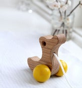 Image of Solid Oak Pull-along Duckling