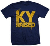 Image of Ky Raised in Navy and Gold