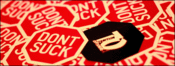 Image of DONT SUCK STICKER