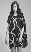 Image of SS2012: Oversized silk T-shirt dress "NASTRI".