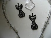 Image of 2 Breloques Petit Chat