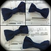 Image of Corduroy (Navy) Bow