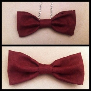 Image of Red Velvet Bow (also available as an easy clip-on bow tie)