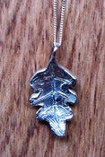 Image of Oak Leaf Necklace 3D Small