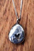 Image of Drop Necklace Heart