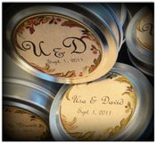 Image of Set of 24 Soy Candles Wedding and Party Favors