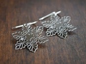 Image of Full Moon Flower Earrings