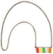 Image of PANDA Emerald Necklace Multi-Colored 1