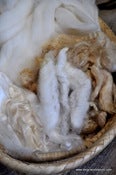 Image of Wild White mix 150gr { Wild Fibres }  wonderful texture!