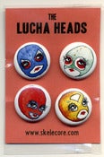 Image of Lucha Heads Pin Pack