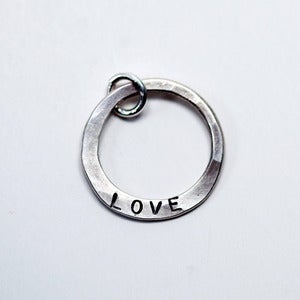 Image of Hammered Circle Charm