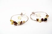 Image of Gemstone'd Hoops