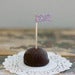 Image of Lilac Glitter Cupcake Toppers
