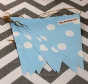 Image of Light Blue Dots Eco-Garland