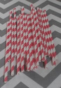 Image of Red Sugar Diva Paper Straws