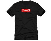 Image of SWAG Red Box Logo T Shirt