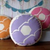 Image of LILAC Iced Ring Screen Printed Cushion