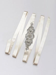 Image of #008 - Lux Collection - Beaded Appliqué Sash
