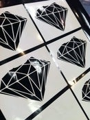 Image of NEW 808ALLDAY X DIAMOND HEAD 6in. die cut stickers