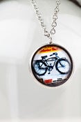 Image of Schwinn Bicycle Advertisement Necklace