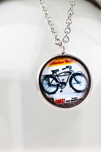 Image of Schwinn Bicycle Advertisement Necklace