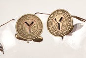 Image of NYC Transit Token Cufflinks
