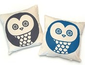 Image of Owl cushion - pillow cover