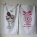 Image of You're The Best tea towel - raspberry pink