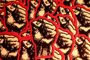 Image of 5 Stickers - Frank Cieciorka Fist