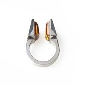 Image of Citrine Falcon Ring