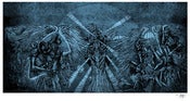 Image of Light Bearer -"Lapsus" Screenprint poster. (Blue)