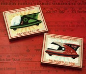 Image of Rocket Racer Art Blocks - Set of Two - 4 in x 5 in