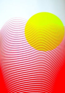 Image of Abstract 3 silkscreen poster