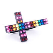 Image of Crystal Cross Ring